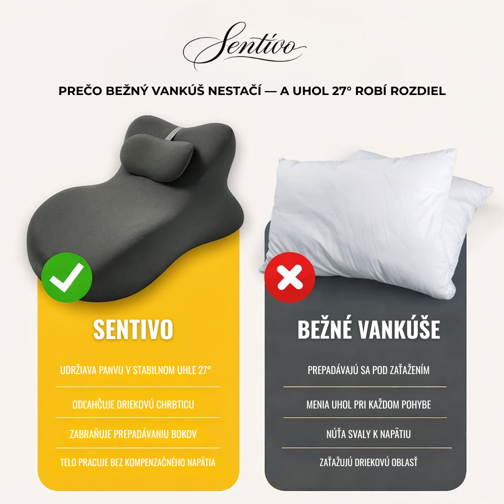 Sentivo – Vankúš pre páry